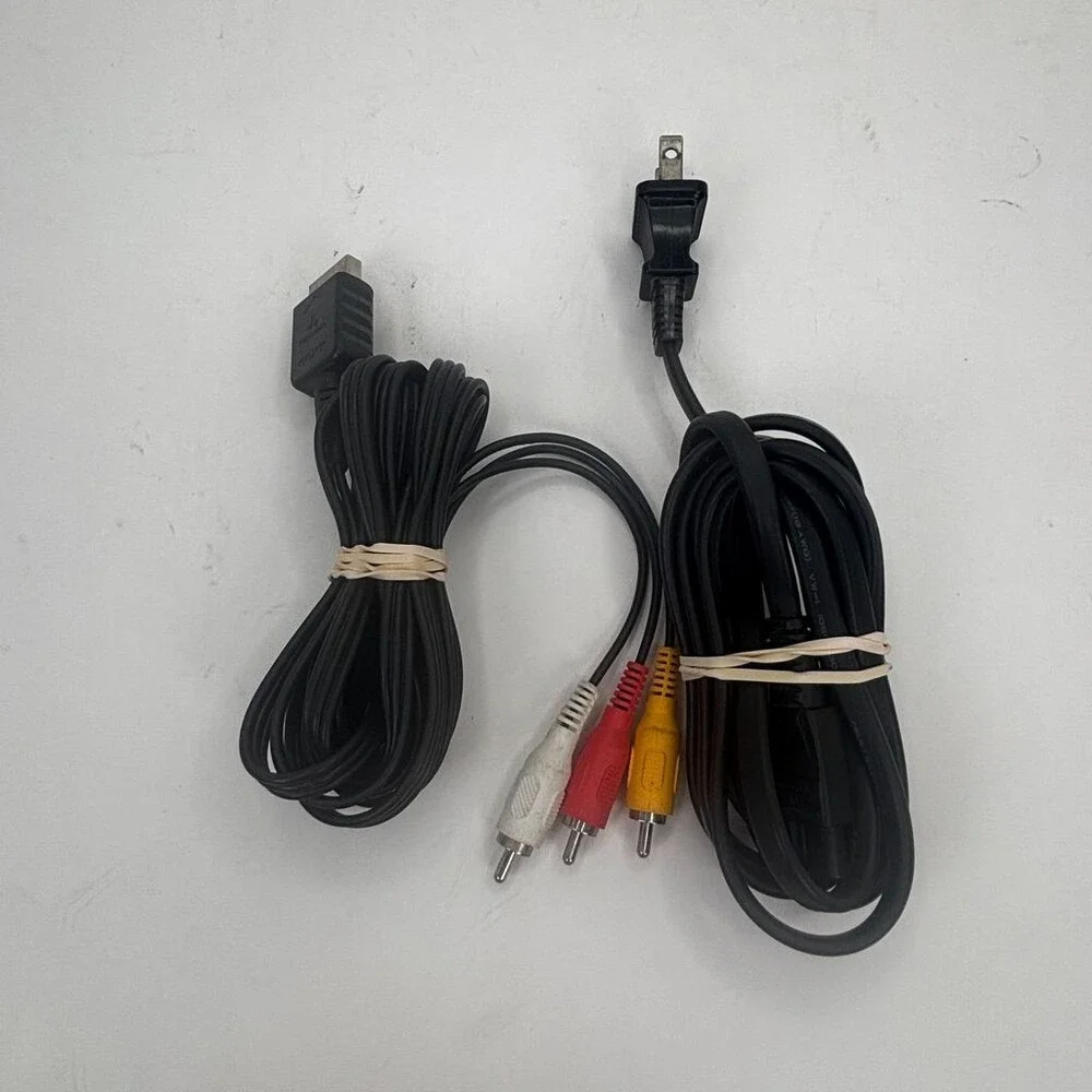 PlayStation 2 Composite AV RCA Cable Cord Accessory & Power Cord